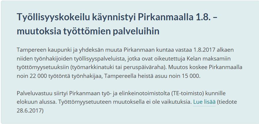 Tampereen kaupungin