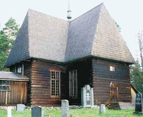 108 Lugusid materjalidest Ristikujuliste kirikute tüüp jõudis Rootsist Soome 1660. aastatel. 18. sajandil sai sellest kõige üldisem kirikutüüp.