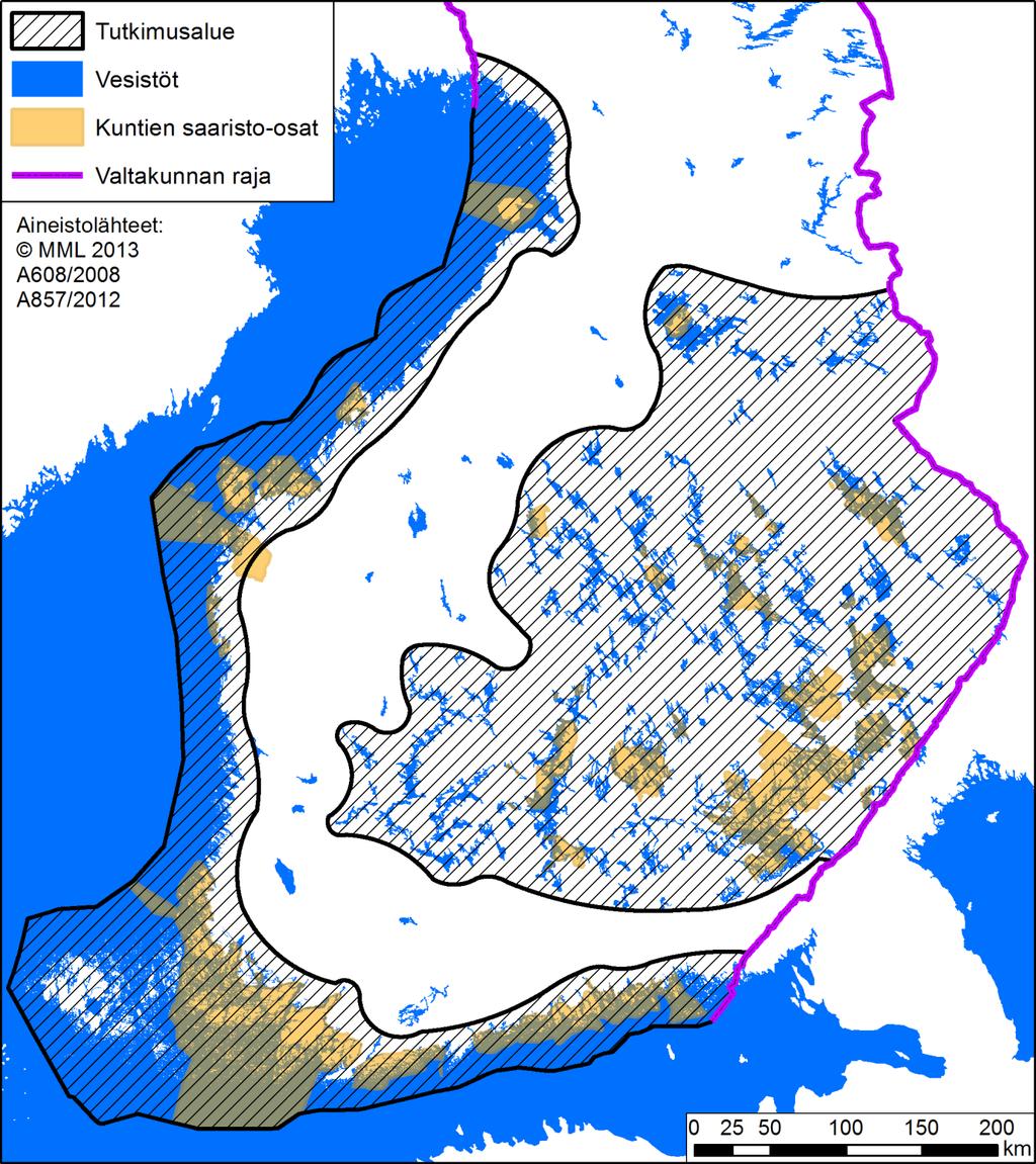 Aineisto & menetelmät Geospatiaalinen analyysi