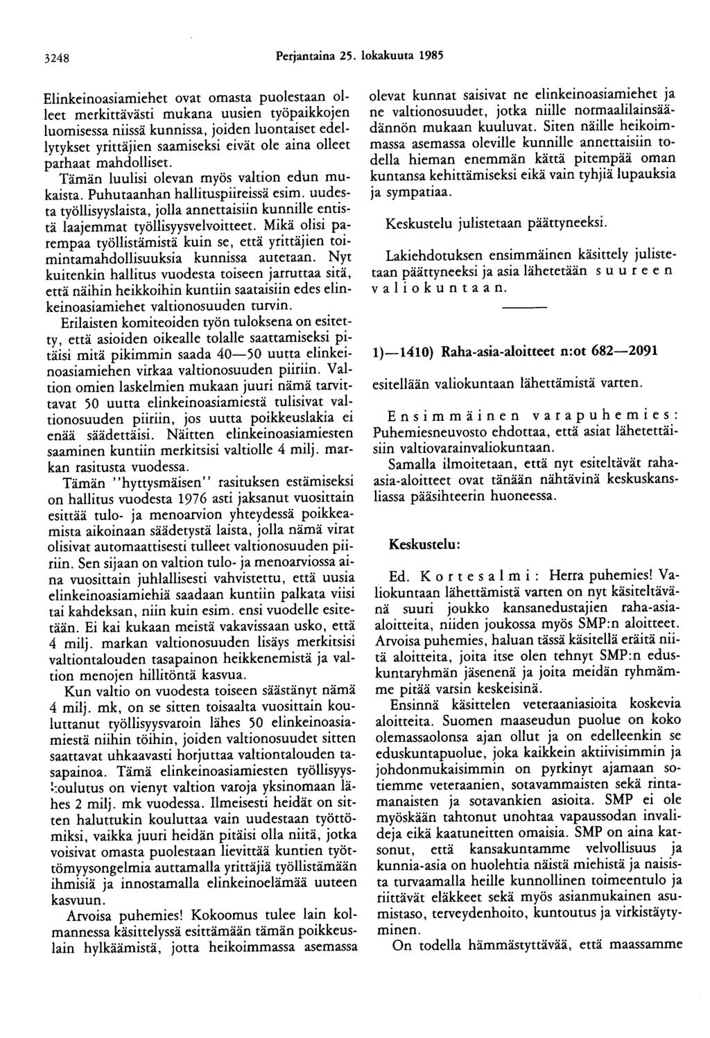 3248 Perjantaina 25.