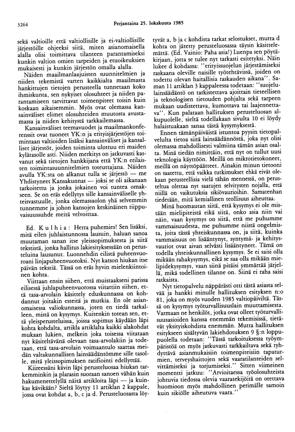 3264 Perjantaina 25.