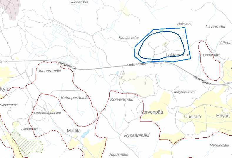 38(51) Laitoksen ympäristössä sijaitsevat lähimmät suojelualueet on esitetty Kuva 4-4.