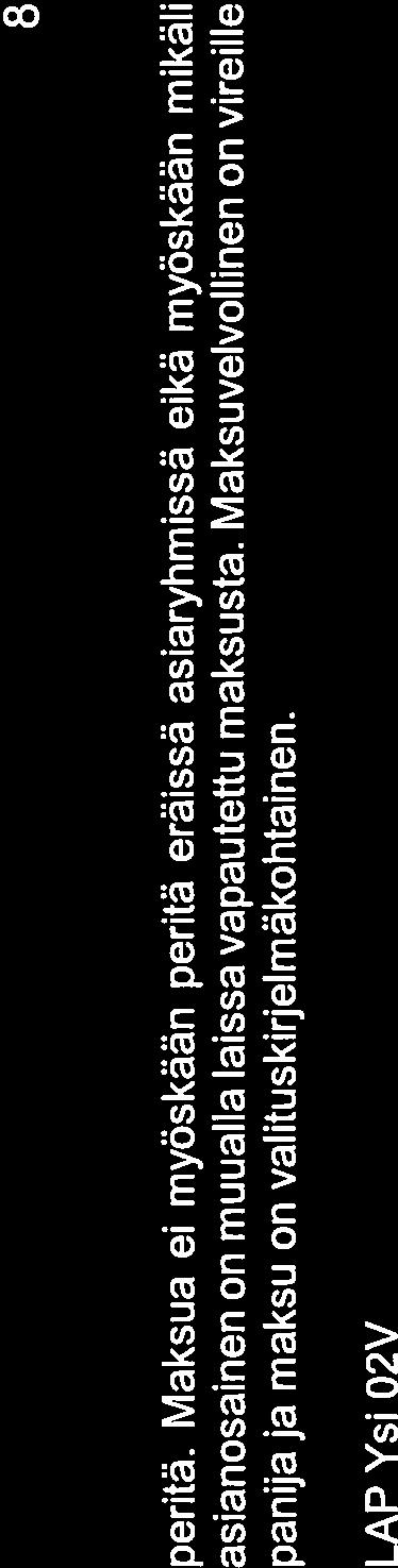 8 peritä.