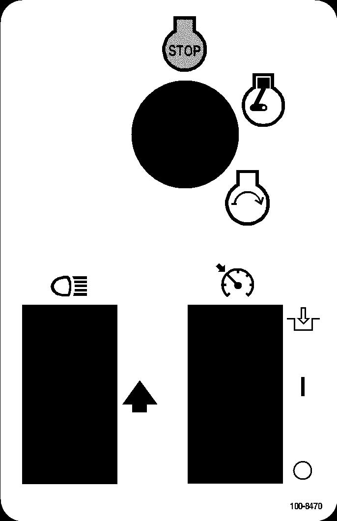 . Ruisku päällä. Ruisku pois päältä 3. Ruiskun paine 00-888 4. Lisää 5. Vähennä. Polttoaine. Tyhjä 00-8386 3.