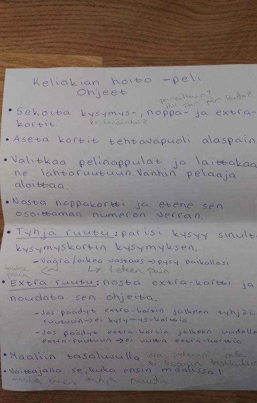 19 Tähän versioon tarvitsi luoda myös ohjeet.