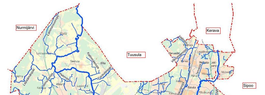 Hulevesitulvariskien alustava arviointi Vantaalla 4 / 20 2 ALUEEN KUVAUS 2.1 YLEISTÄ Vantaa on asukasluvultaan Suomen neljänneksi suurin kaupunki.