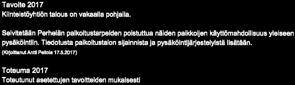 Tiedotusta paikoitustalon sijainnista ja pysäköintijärjestelyistä lisätään. (KlijoltlanutAnta Peltola 17.5.