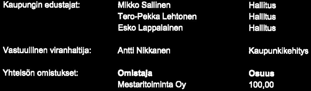 (KlilolUnut AnU Peltola 17. 6^017) Toteuma Toteutettu yhden liikehuoneiston perusparannus ravintolatiloista toimistotiloiksi. Kiinteistöä ylläpidetty arvon säilyttämiseksi. Kulut katettu tuotoilla.