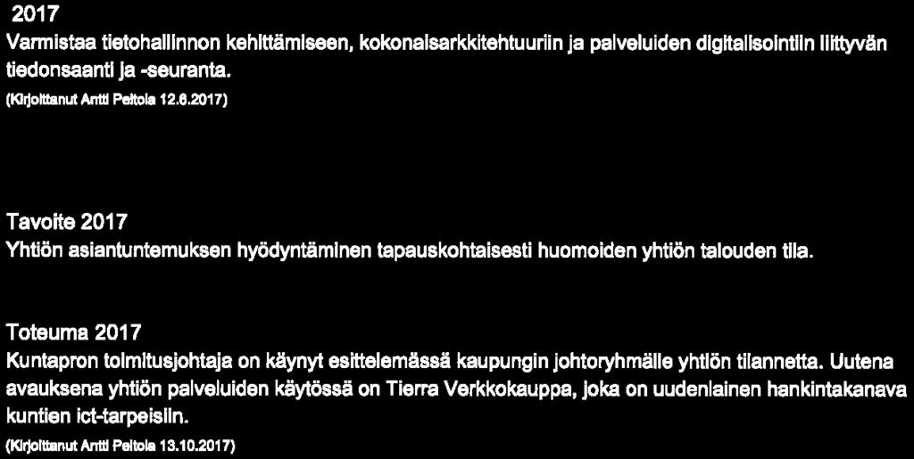 Vuoden lopussa Järvenpään kaupungilla oli Kuntatodistuksia käytössä 87,5 Me. Kuntarahoituksen kuntatodistuksia el vuoden lopussa ollut käytössä yhtään. (Klljolthnut Alit! PelUla 27. 2.2018).