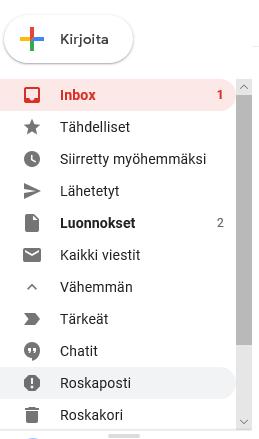 12 Viestin arkistoiminen ja etsiminen Gmailissa ei ole tarpeen kansioida viestejä, ellei erityisesti halua.