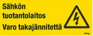 Sähköasentaja liittää järjestelmän jakeluverkkoon Järjestelmän ja sähkökytkentöjen ollessa valmiita, verkkoon liittäminen tapahtuu sulkemalla erotuskytkin.