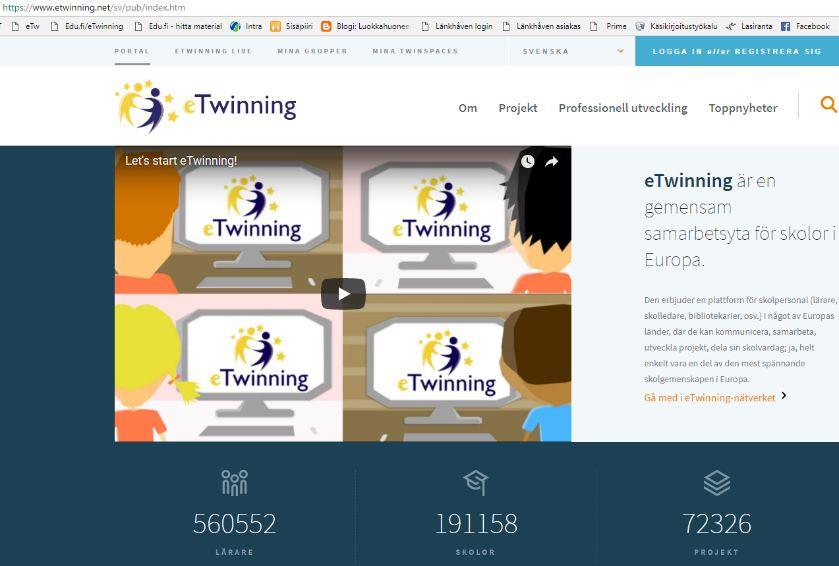 etwinning sähköinen projektialusta