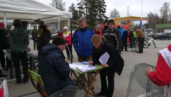 Tilaisuuteen osallistui ympäristöministeri Kimmo Tiilikainen, joka on kotoisin Ruokolahdelta Saimaan rannalta.