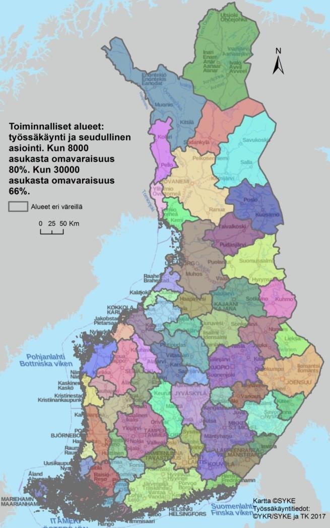 perusteella voidaan tunnistaa palvelusijainteja, jotka tukevat arjen sujuvuutta.