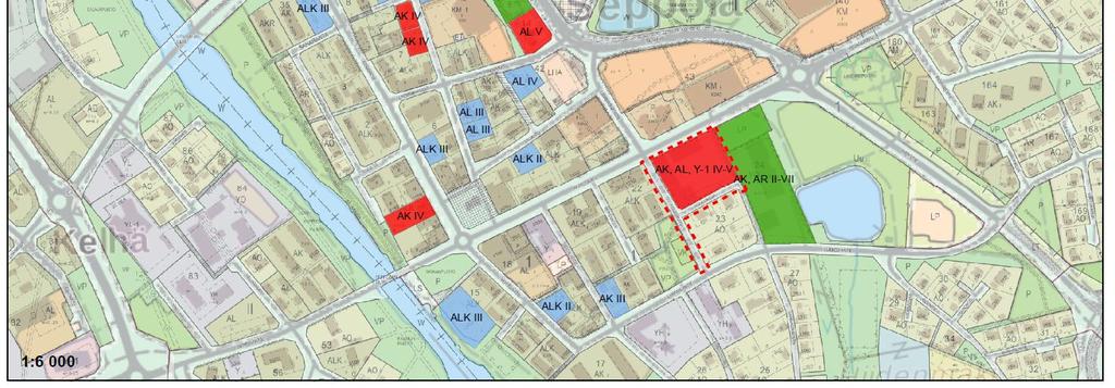 palveluiden ja hallinnon alue. Jämsänkosken ja Kaipolan keskustat on osoitettu keskustoimintojen alakeskukseksi (Ca), joka on kaupunkimainen asumisen ja palveluiden alue.