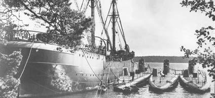 Miinalaivat miinoittivat Suomenlahtea yhteistyössä saksalaisten kanssa. Sodan aikana laivasto turvasi meriliikennettä.