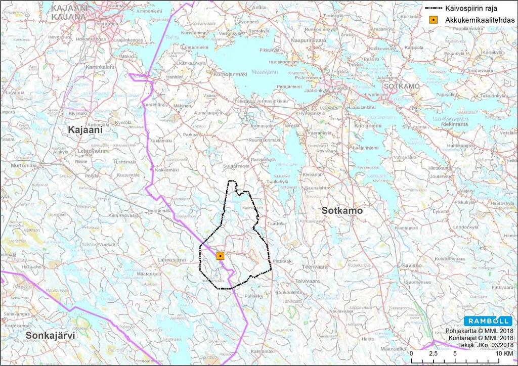 YMPÄRISTÖVAIKUTUSTEN ARVIOINTISELOSTUS 13 3. HANKKEEN KUVAUS 3.1 Hankkeesta vastaava Hankkeesta vastaa Terrafame Oy.