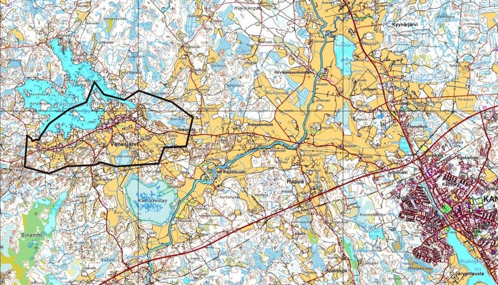 1. PERUS- JA TUNNISTETIEDOT 1.1. Tunnistetiedot Kankaanpään kaupunki Venesjärven osayleiskaavan muutos.