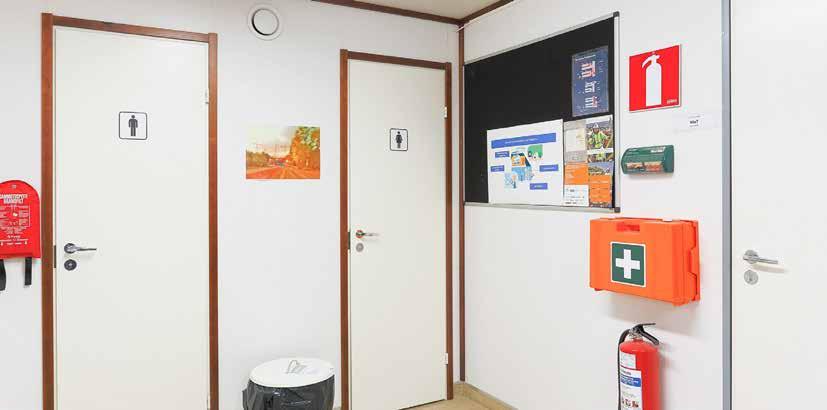 Wc-tilat Työpaikalla on säädösten mukaan oltava työntekijöille riittävät ja asianmukaisesti varustetut käymälätilat (wc-tilat).