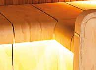 LED-valojen suurin sallittu asennuskorkeus saunassa on 1600 mm.