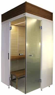 Perinteiseen saunaratkaisuun verrattuna tilaa säästyy jopa useita neliömetrejä.