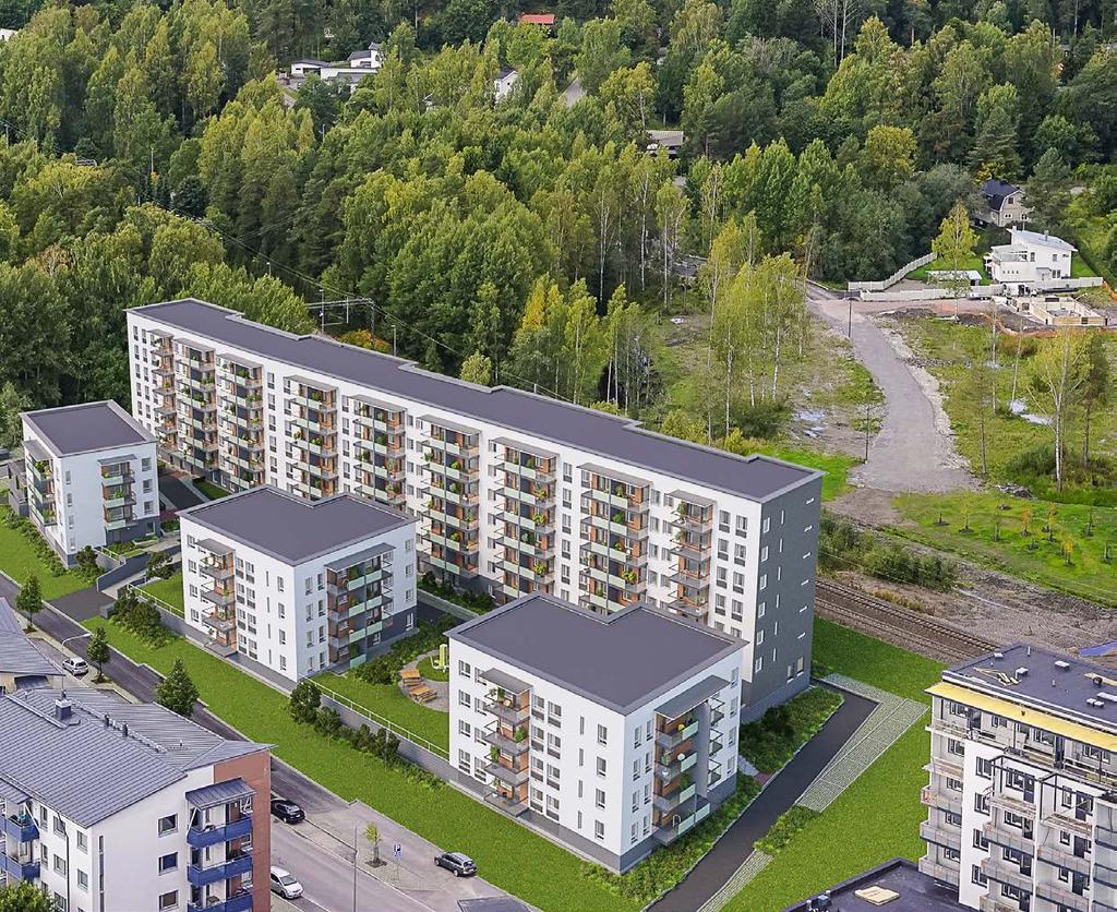 3 Kreivi HERTTUA Markiisi Ainutlaatuinen pikkukaupunki Kauniaisissa on monipuoliset palvelut, Keskuspuiston metsät lähellä ja loistavat kulkuyhteydet.