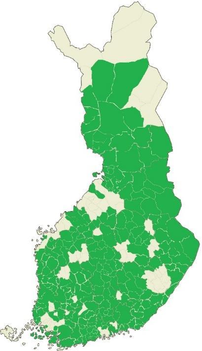 Tavoite 1 = Neuvokas perhe menetelmä käytössä koko Suomessa Neuvokas perhe kunnat