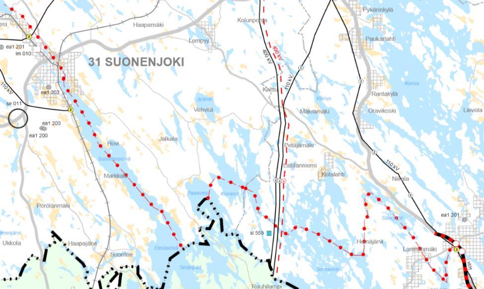 Keskeiset vaikutukset; Päijänne-Saimaa -kanava muutos laivaväylästä ohjeelliseksi laivaväyläksi -> ei