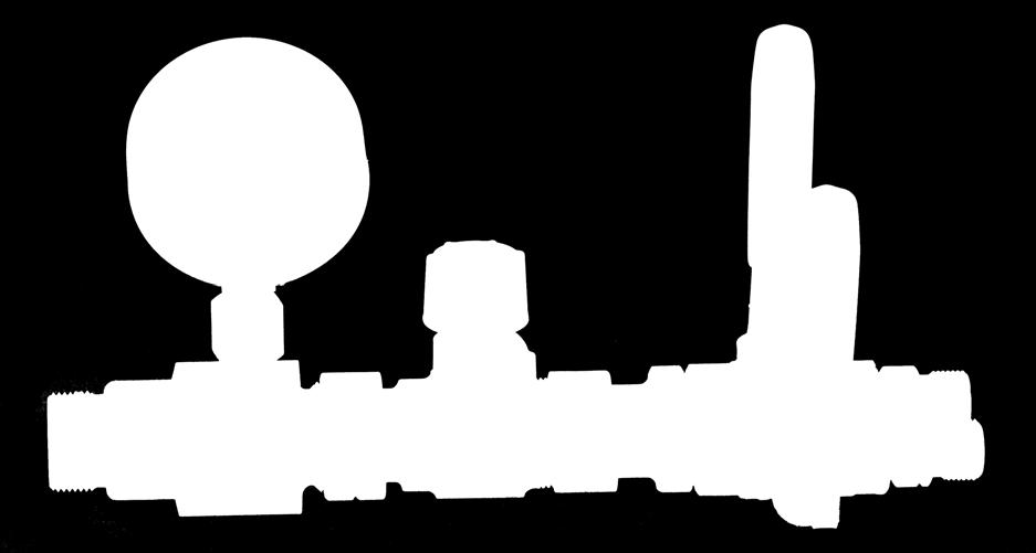 5 LF-M-16D, LF-M-33D Sovellusalue (suuttimien määrä) 8 66 400 002 8 66 suuttimella varustettujen LF-M-sarjan polttimien asetyleenin ja paineilman syötön säätö