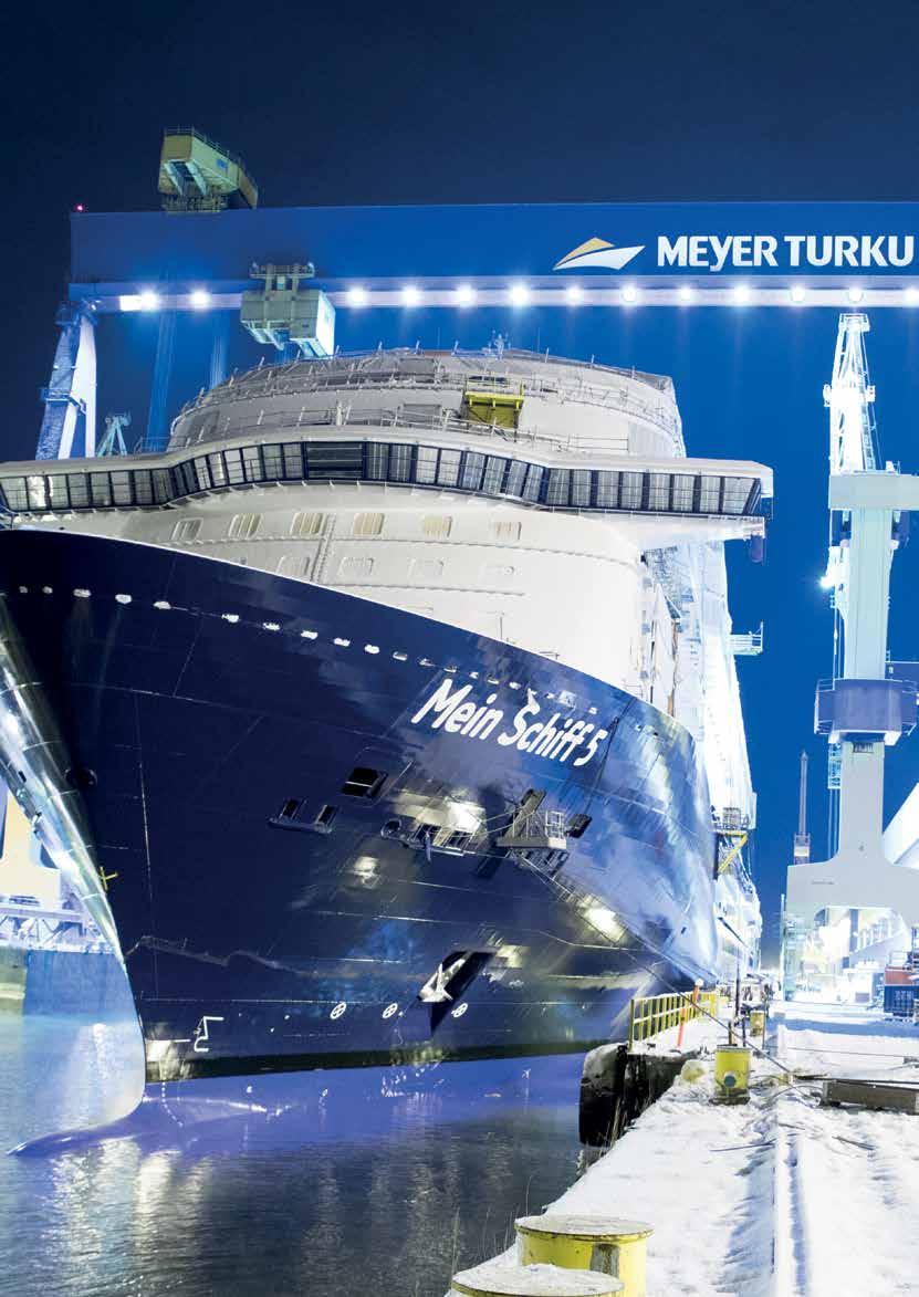 TOIMINTAKERTOMUS Olennaiset tapahtumat tilikaudella Tilikauden aikana yhtiö luovutti matkustajalautta Megastarin tammikuussa AS Tallink Grupp:lle sekä risteilymatkustaja-alus Mein Schiff 6:n