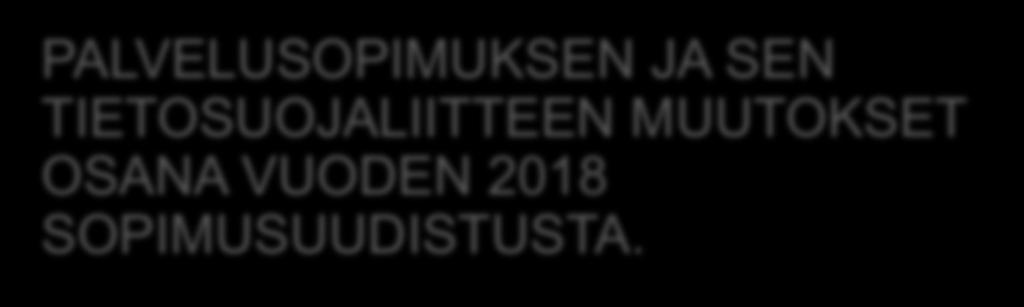 TIETOSUOJALIITTEEN