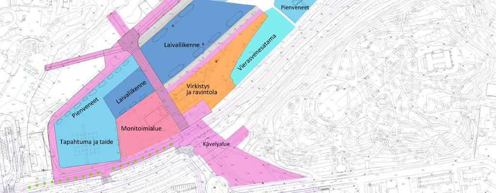 Kuva 10: Vaihtoehto 3; korkea silta.