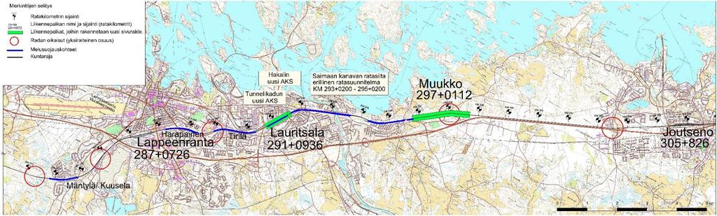 Yleiskartta, yksiraiteinen osuus, lehti 2