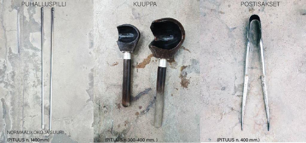 Kuva 3. Käytetyt työkalut Värilliset kappaleet toteutin siten, että leikkasin kiinteästä Reichenbachin valmistamasta R135 valmistamasta väritangosta 8mm levyisiä (n.