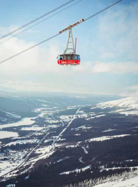 Matkalta löytyy aloittelijoille sopivia sinisiä rinteitä sekä kokeneimmille laskijoille punaisia rinteitä.