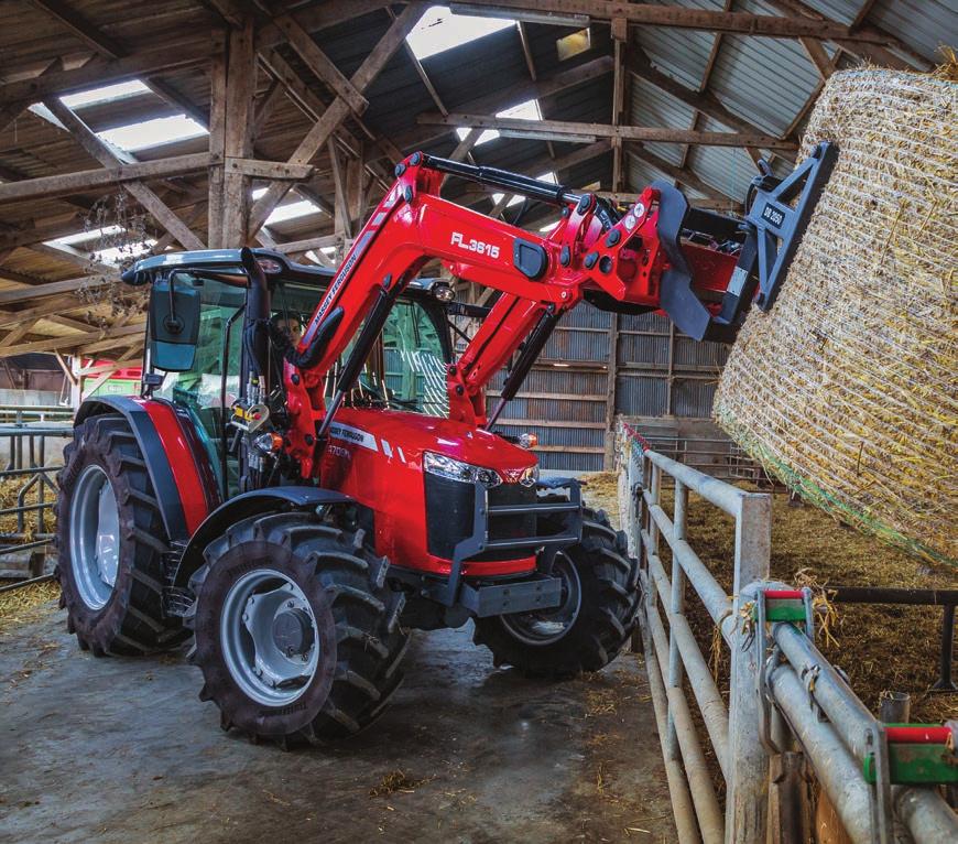 06 www.masseyferguson.com Kuormainvalikoima kattaa eri nostokorkeudet ja nostotehot, joten minkä tahansa MF-traktorin valitsetkin, löydät siihen sopivan kuormaimen.
