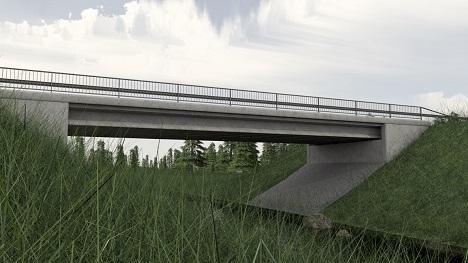 2 EHDOTETUT RATKAISUT Luonnossuunnittelun johtavana ajatuksena on ollut tutkia siltaratkaisua, jossa sillan kansirakenteen asennus on toteutettavissa nostotekniikalla ilman telinerakenteita.