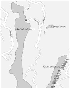 18 1 sähkönjohtavuus ms/m 1 8 6 4-8 -81-8 -83-84 -85-86 -87-88 -89-9 -91-9 -93-94 -95-96 -97-98 -99 - -1 - KUVIO 31. Iso-Kukkasen talviajan sähkönjohtavuus vuosina 198 1 3.5. KALLIOJÄRVI Kalliojärven pinta-ala on,61 km.