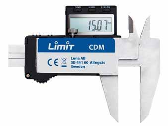 alv Digitaaliset työntömitat Limit. Digitaalinen työntömitta metallisella elektroniikkayksiköllä.