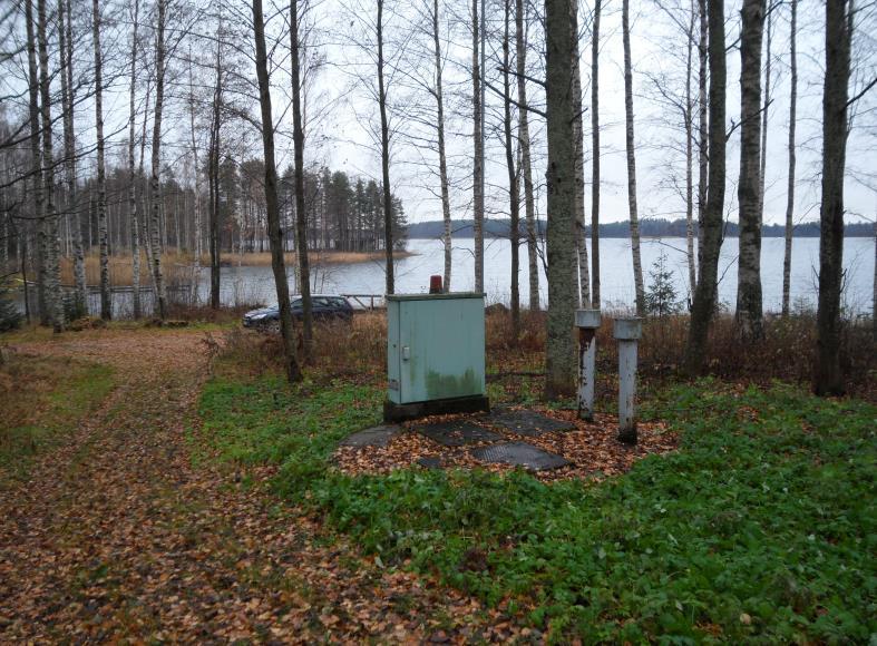 Jäteveden pumppaamo Puruveden läheisyydessä. Tätä voidaan hyödyntää uutta kunnallistekniikkaa rakentaessa. 4.