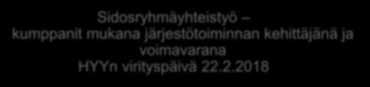 kehittäjänä ja voimavarana