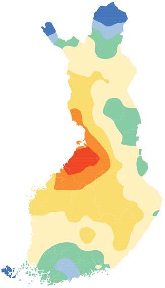 Joulukuun 14 lämpötila- ja sadekartat yli -2... -4...-2-6...-4-8...-6 -...-8 alle - yli 4, 3,...4, 3,...3, 2,...3, 2,...2, 1,.