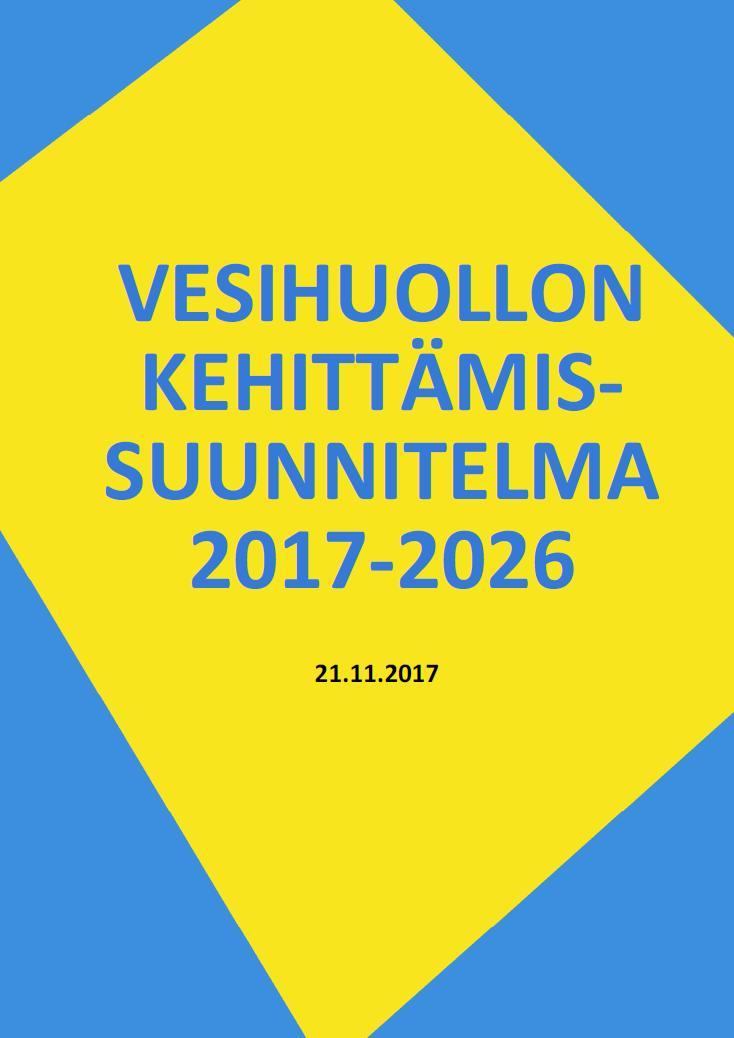 Vesihuollon kehittämissuunnitelma lähtökohtana laajennuksille Kehittämissuunnitelma ohjaa vesihuollon kehittämistä asemakaavattomilla asuinalueilla. Asiakirja on ohjaava, mutta ei sitova.