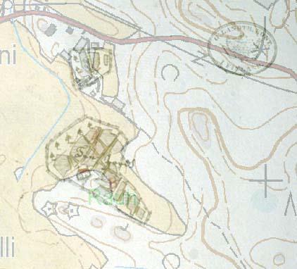 Kartta kuvattiin digikameralla ja asemoitiin peruskartalle (ks. kartta 4) inventoinnin jälkitöiden yhteydessä.