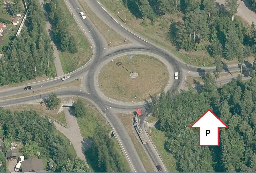 Kuva 19 Hyrylän 1-kaistainen kiertoliittymä (ilmakuva: Bing Maps 211). 3.2 Tutkimusmenetelmät 3.2.1 Videomateriaalin kuvaus Mittausmenetelmänä oli videokuvaus.
