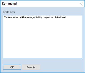 3.2 Projektin tallentaminen ja tiedostotyypit Tallenna-painike löytyy ohjelman vasemmasta ylälaidasta pikatyökaluriviltä tai tiedostovalikosta "Tallenna". Kuva.