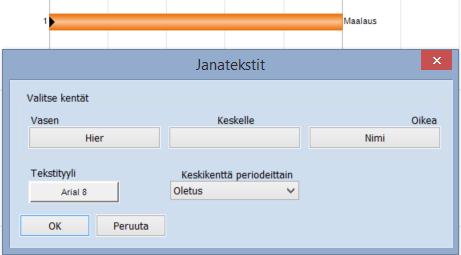 8.16 Janatekstit Janakaaviossa tyhjällä kaavioalueella hiiren 2.