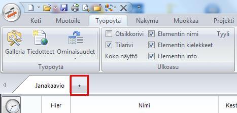 9.2 Näkymien luominen Uusia näkymiä luodaan valitsemalla viimeinen