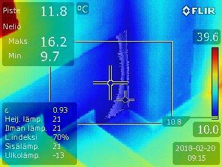 Liite 9 2 (6) Lämpökameralla tehty kartoitus Kuva 1.