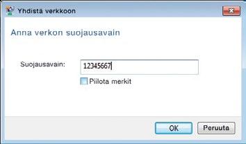 Mikäli haluat jakaa tiedostoja laitteiden välillä, valitse Kyllä.